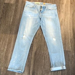 ANTHROPOLOGIE boyfriend cut jeans